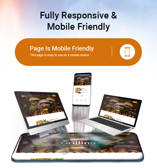 Grillino – Food Restaurant Grill & Barbecue Shop HTML5 Template