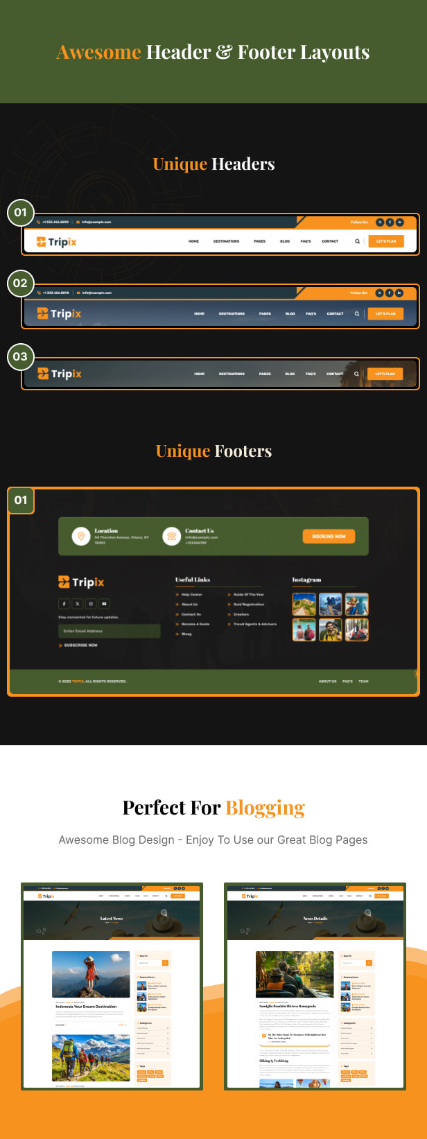 Tripix - Tours & Travels HTML Template