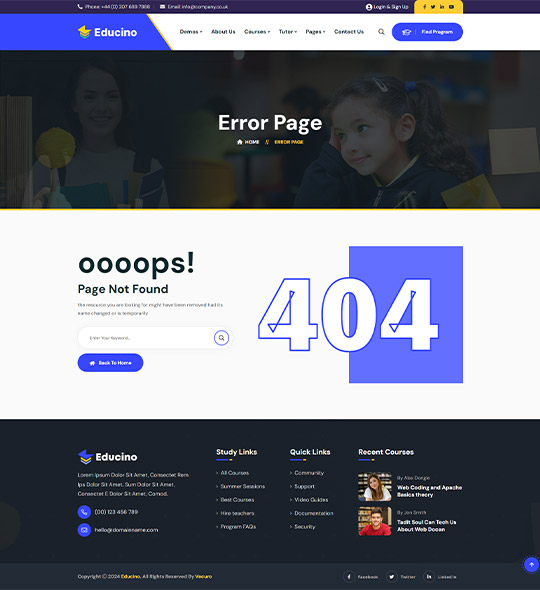 Error Page