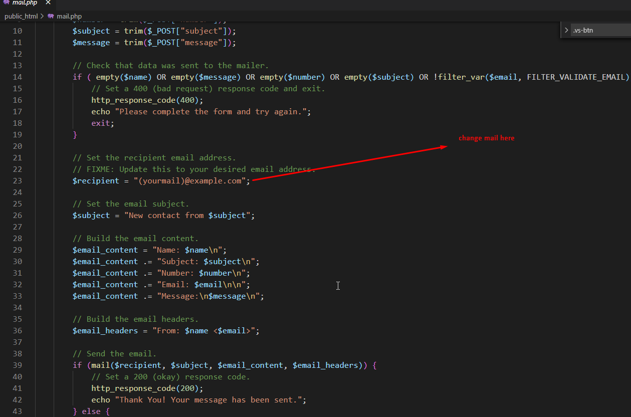 Demo of How To Change Menu Links