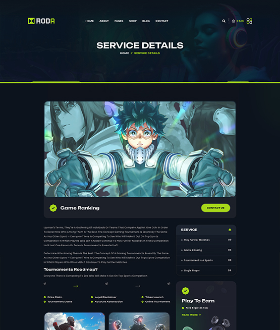 service details